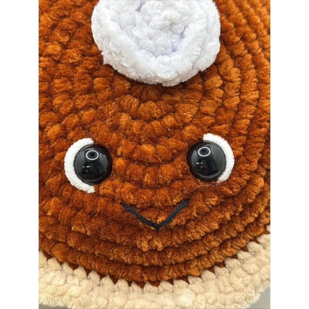 Pumpkin Pie Crochet Pillow Fall‎ Decor 9